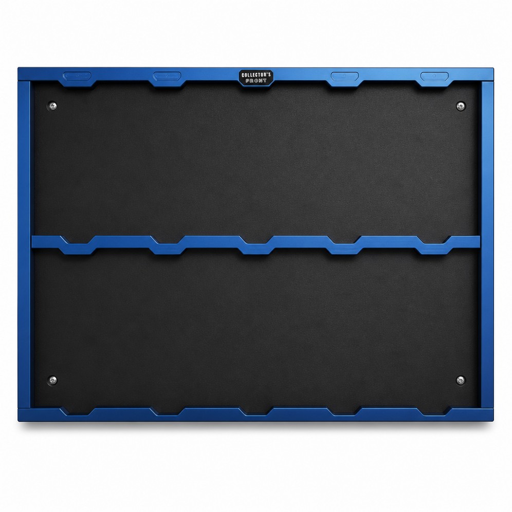 Standard Display in blue anodized