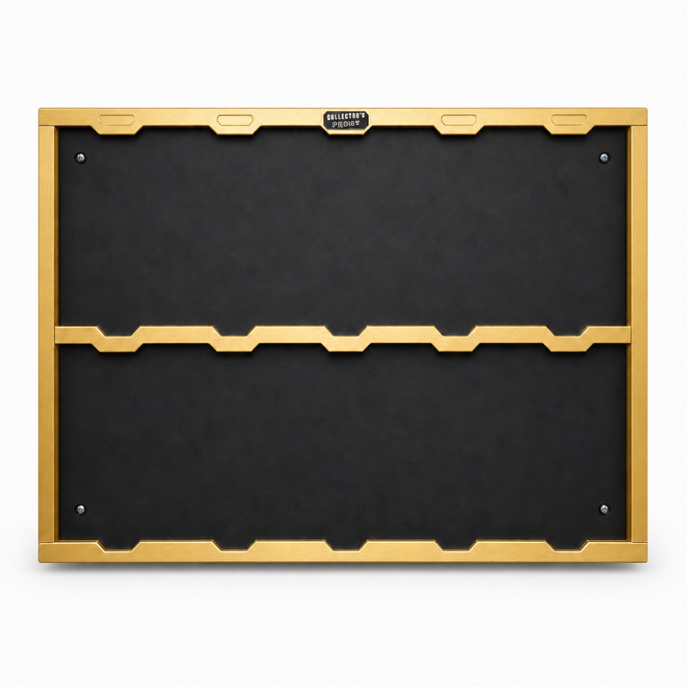 Standard Display in gold anodized